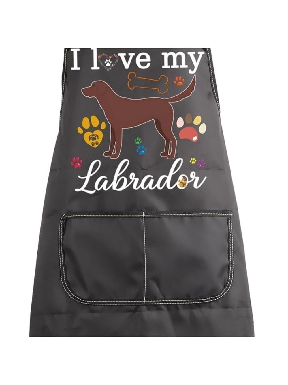 NWOT Black Labrador Dog Lover Apron Clothing Accessory - Picture 3 of 7